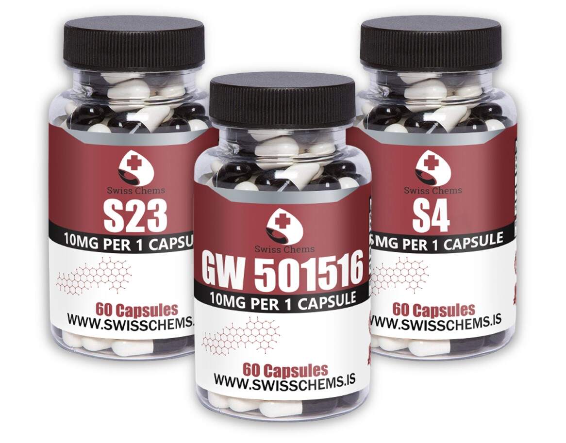 SwissChems Cutter Stack Research Bundle GW-501516 S-23 S4 - Image 6