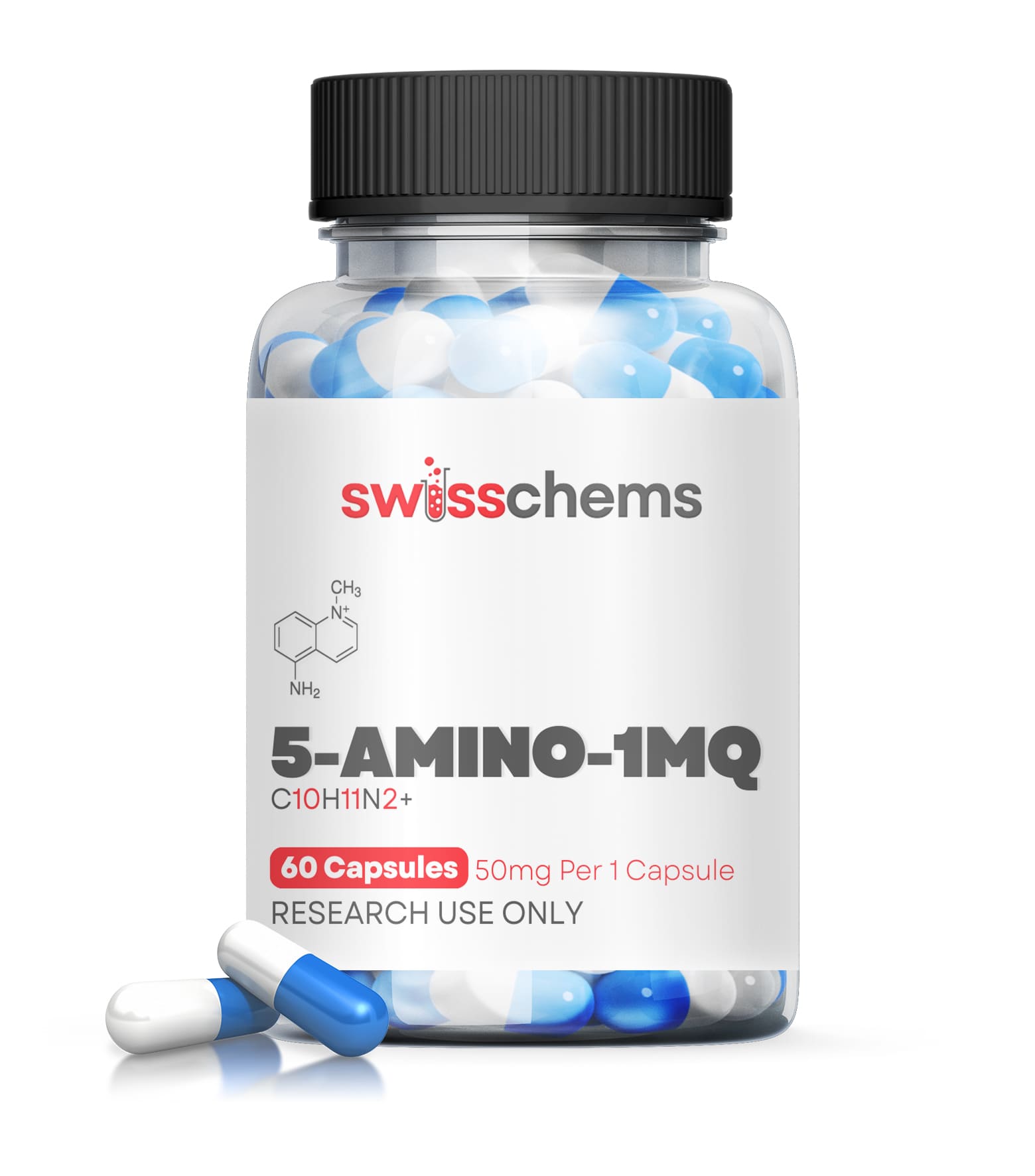 SwissChems Longevity Research Bundle 5-amino-1MQ And Methylene Blue - Image 2