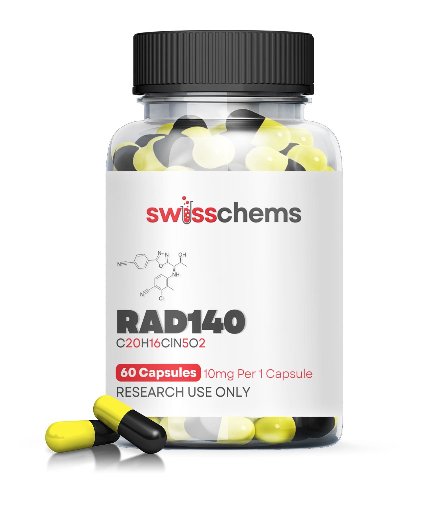 SwissChems Research Compound Bundle RAD140 GW501516 MK677 Value Pack - Image 2