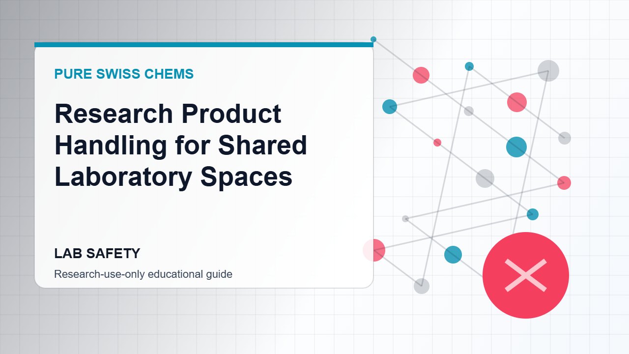 Research Product Handling for Shared Laboratory Spaces - Pure Swiss Chems research guide