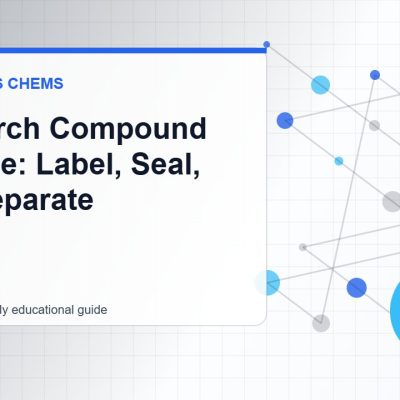 Research Compound Storage: Label, Seal, and Separate - Pure Swiss Chems research guide
