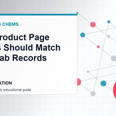 Why Product Page Details Should Match Your Lab Records - Pure Swiss Chems research guide